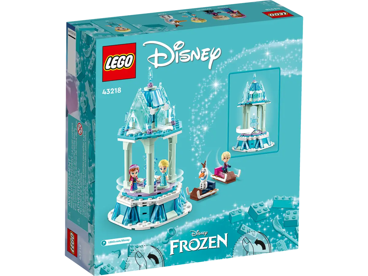 Lego 43218 Disney Princess Frozen La Giostra Magica di Anna ed Elsa