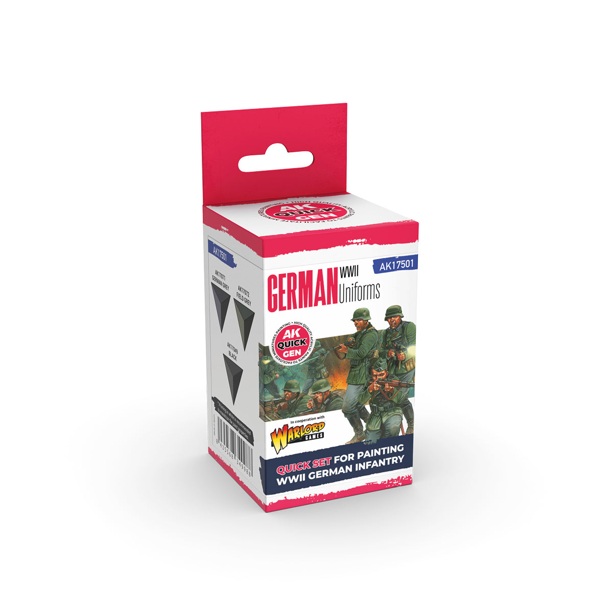 AK Interactive Quick Gen Paints Set - German WWII Uniforms
