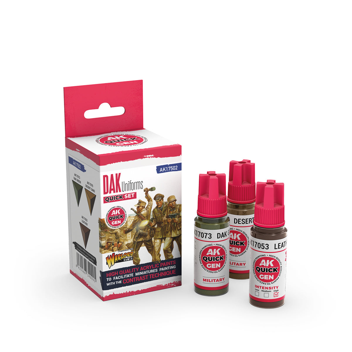 AK Interactive Quick Gen Paints Set - British WWII Uniforms