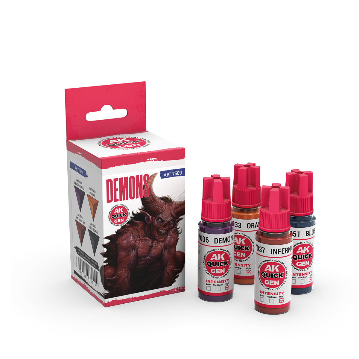 AK Interactive Quick Gen Paints Set - Demons