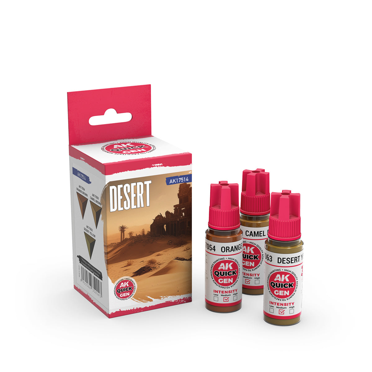 AK Interactive Quick Gen Paints Set - Desert