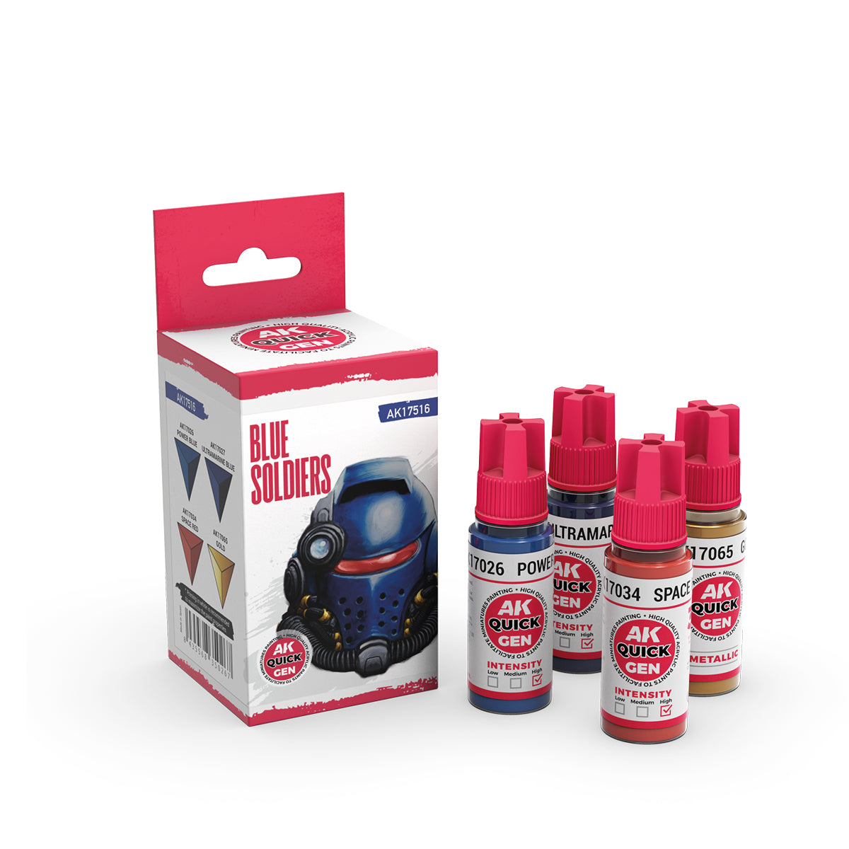 AK Interactive Quick Gen Paints Set - Blue Soldiers