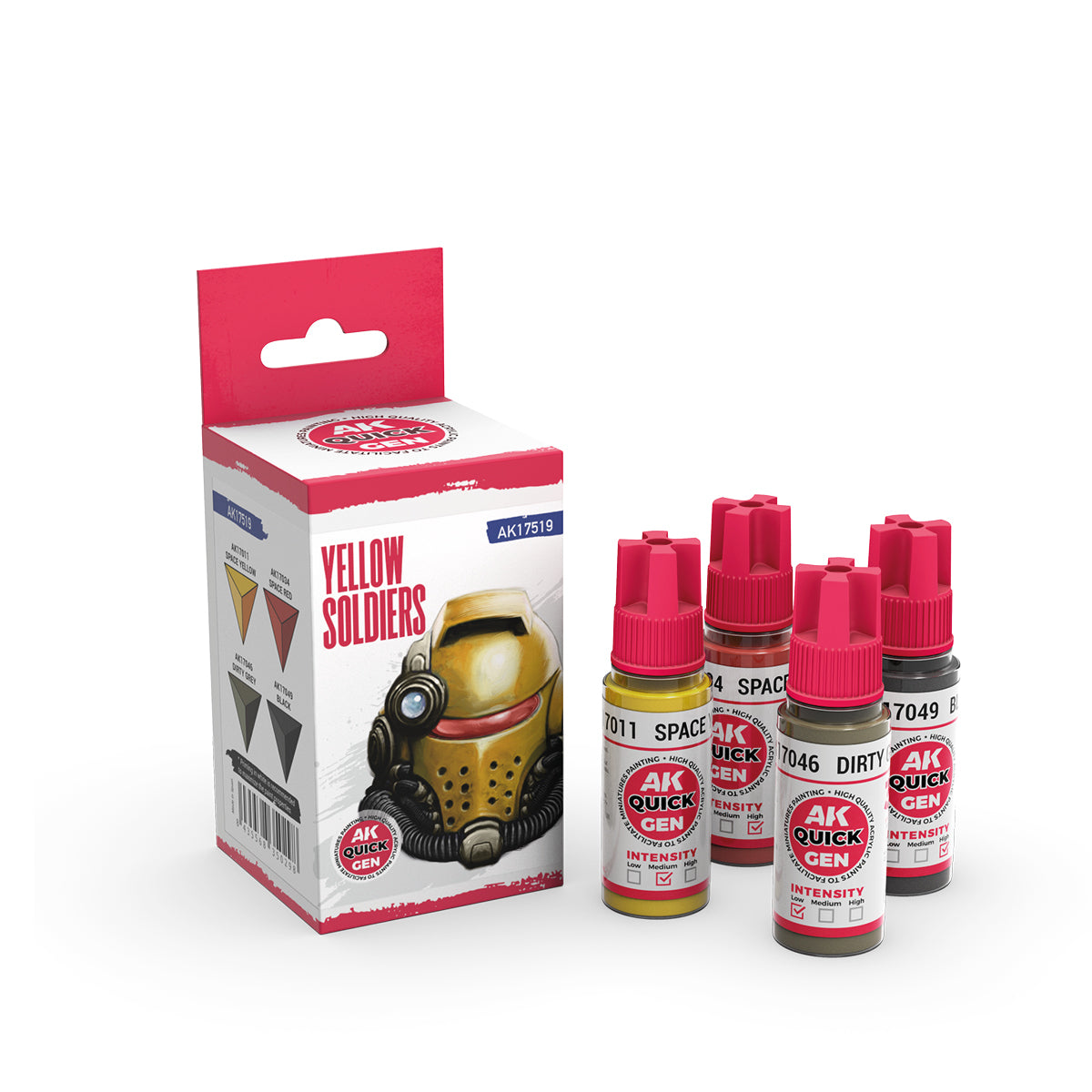 AK Interactive Quick Gen Paints Set - Yellow Soldiers
