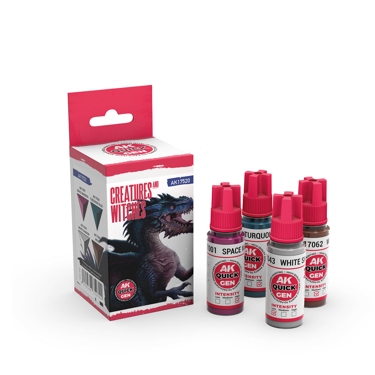 AK Interactive Quick Gen Paints Set - Creatures & Witches