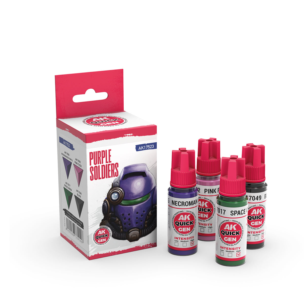 AK Interactive Quick Gen Paints Set - Purple Soldiers