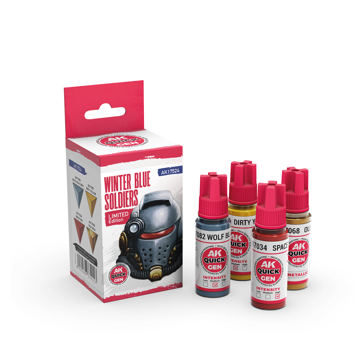 AK Interactive Quick Gen Paints Set - Winter Blue Soldiers