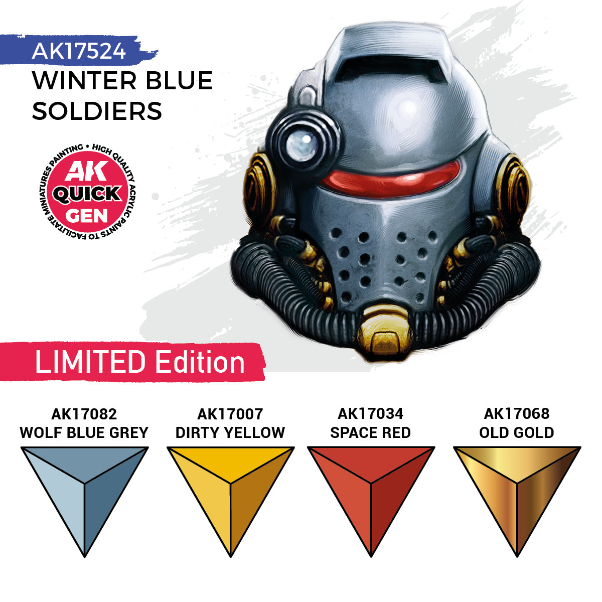 AK Interactive Quick Gen Paints Set - Winter Blue Soldiers
