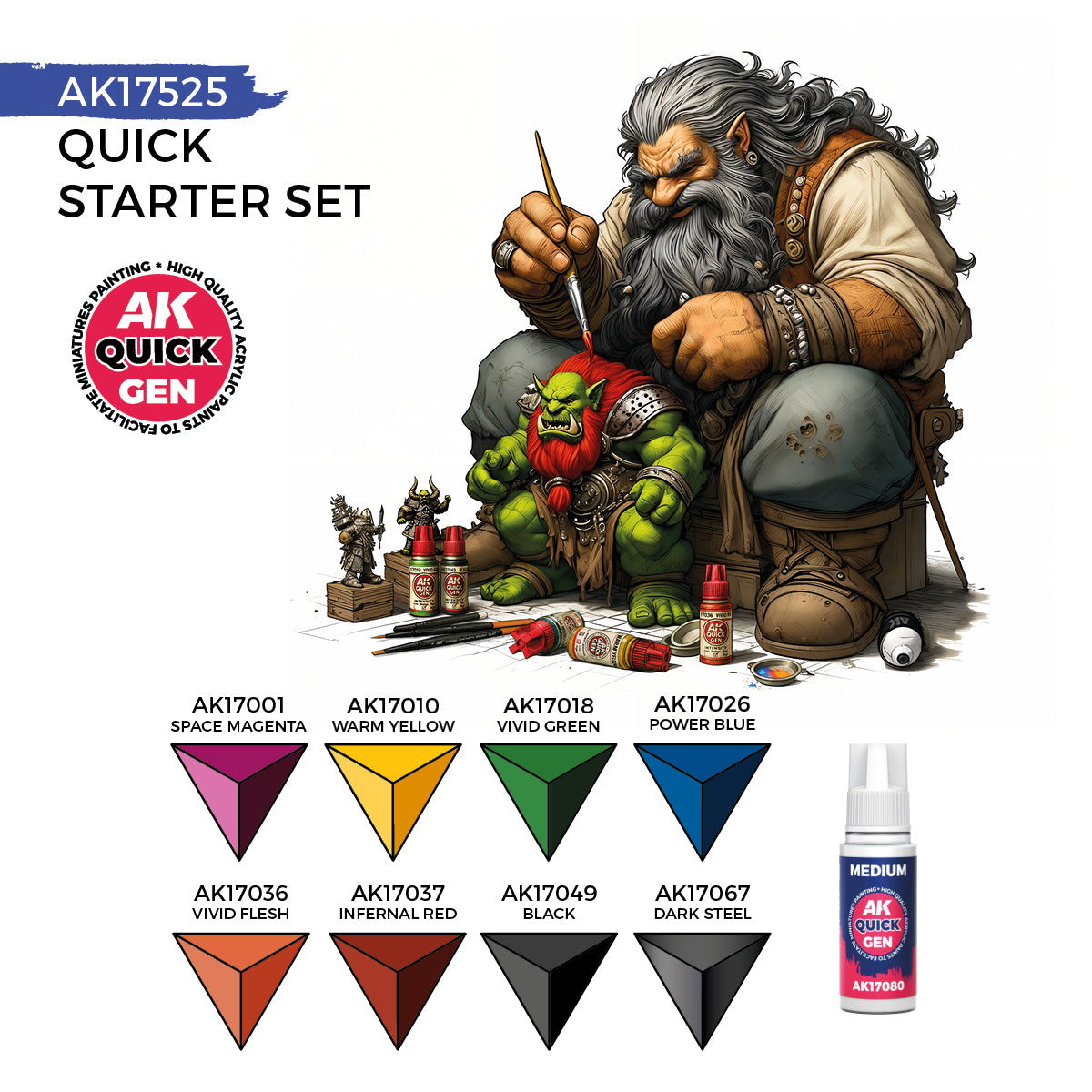 AK Interactive Quick Gen Quick Starter Set