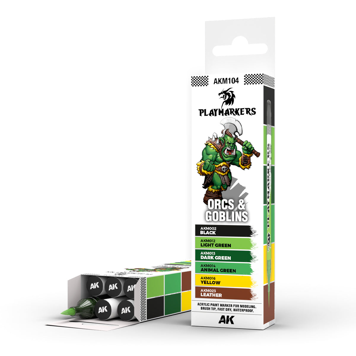 AK Interactive Playmarkers Set: Orcs & Goblins