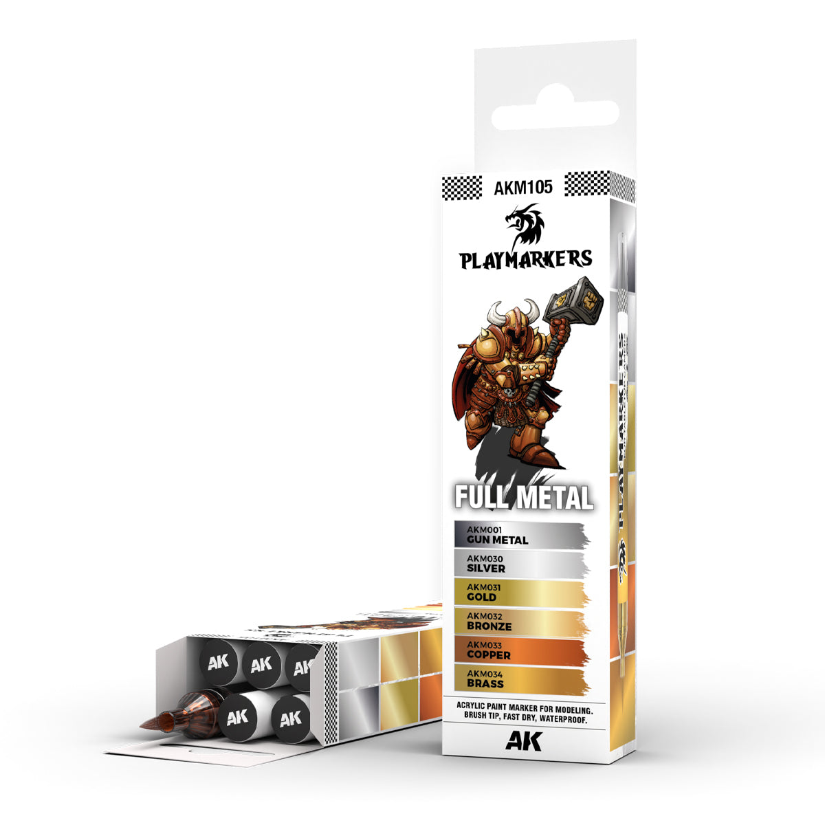 AK Interactive Playmarkers Set: Full Metal