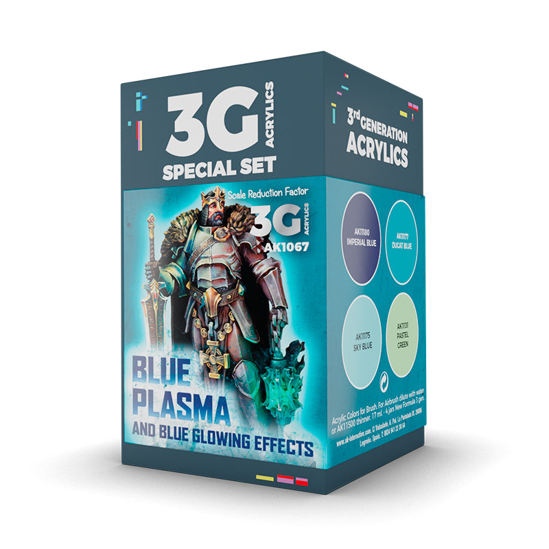 AK Interactive Wargame 3GEN Color Set: Blue Plasma