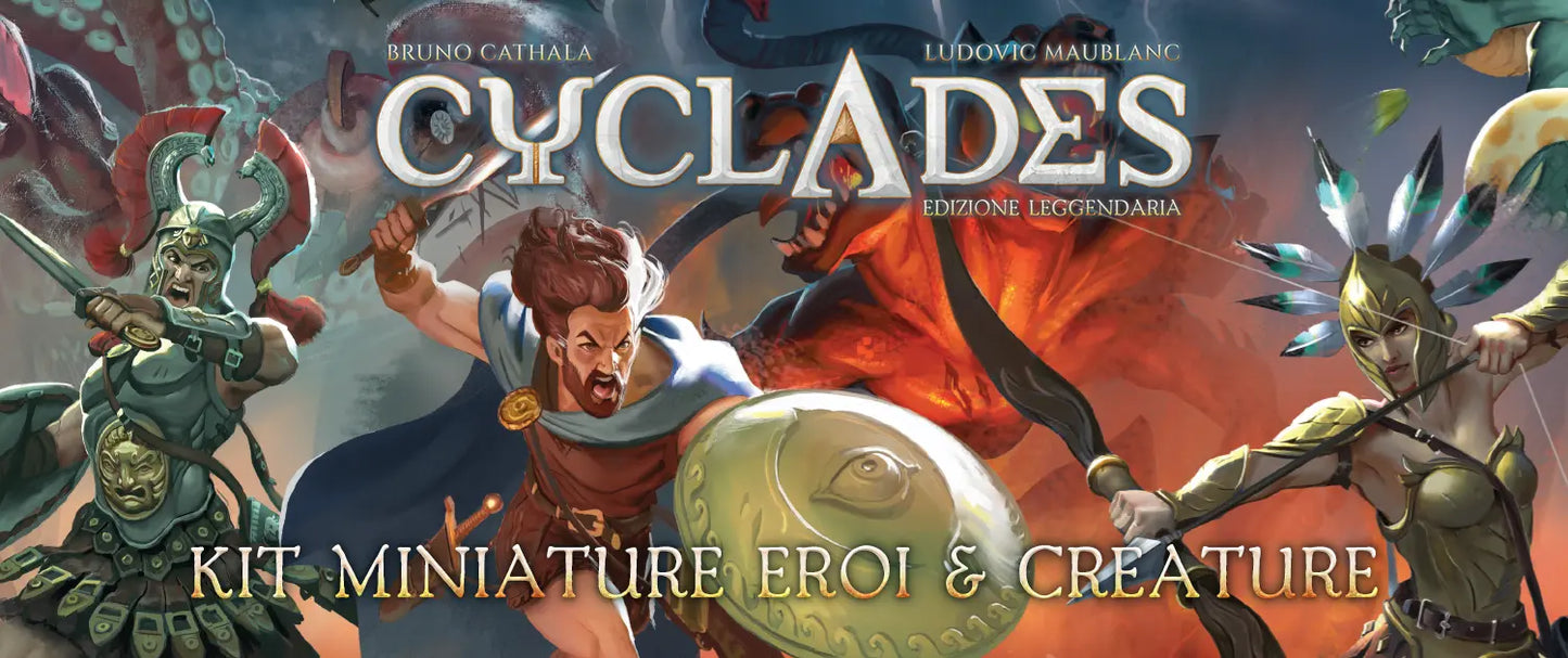Cyclades - Heroes & Creatures Miniatures Kit