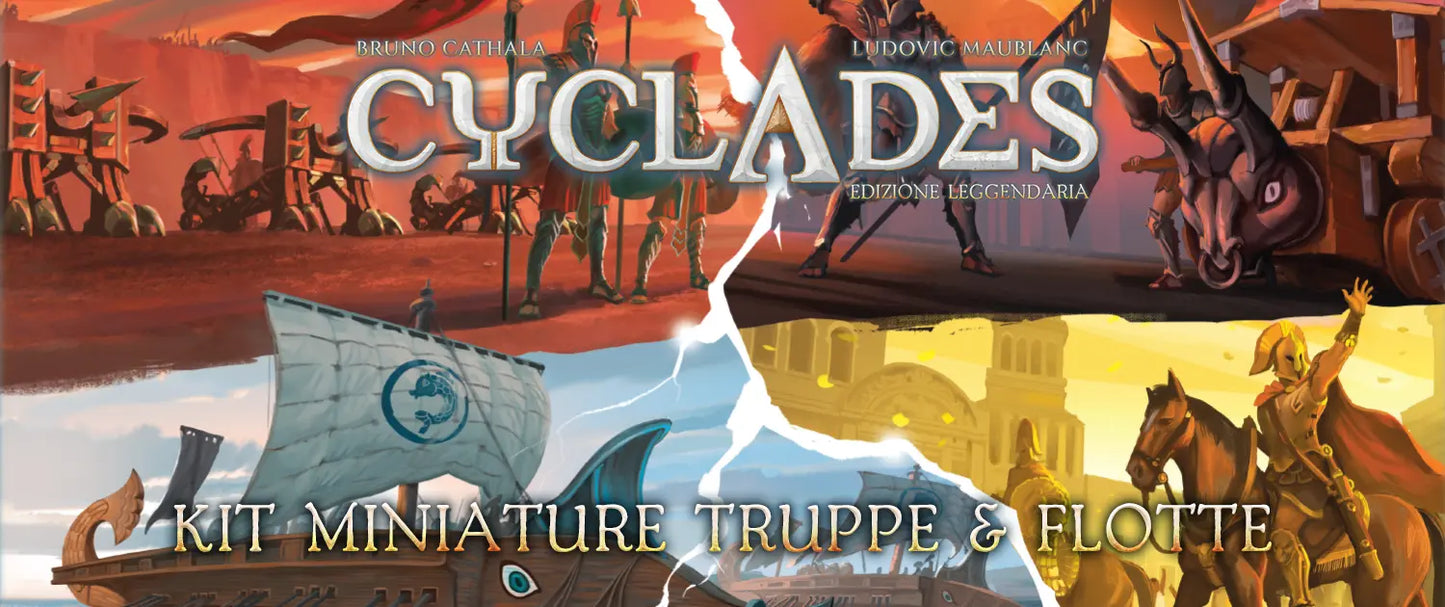 Cyclades - Troops & Fleets Miniature Kit