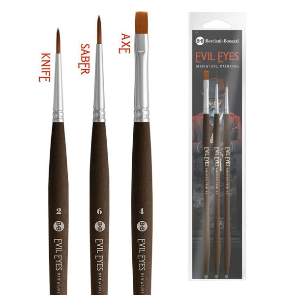 EVIL EYES - Armory Miniature Set of 3 brushes