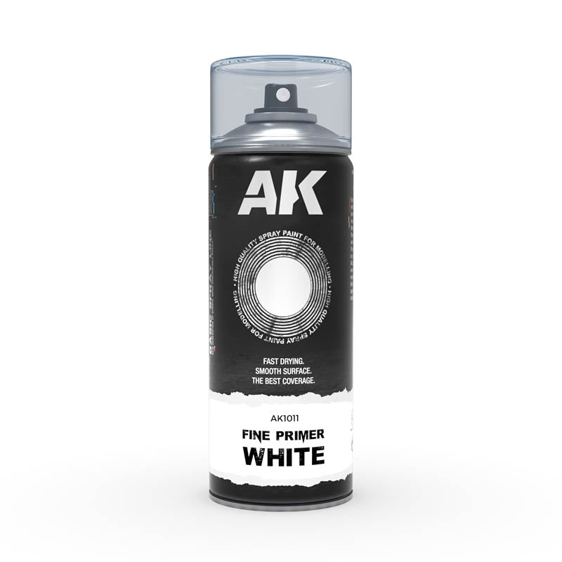 AK Interactive Fine Primer White Spray