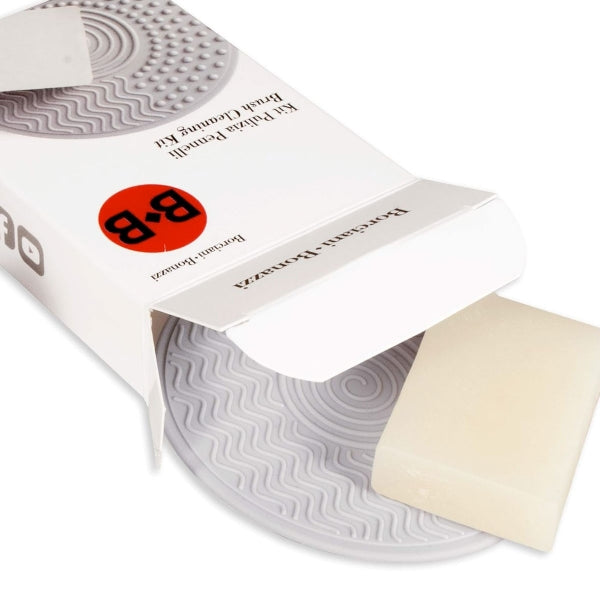 Brush Cleaning Kit: Silicone Pad + Mini Soap