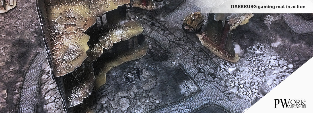 Battle Mat - PVC Wargames Mat - Darkburg (22x30'')