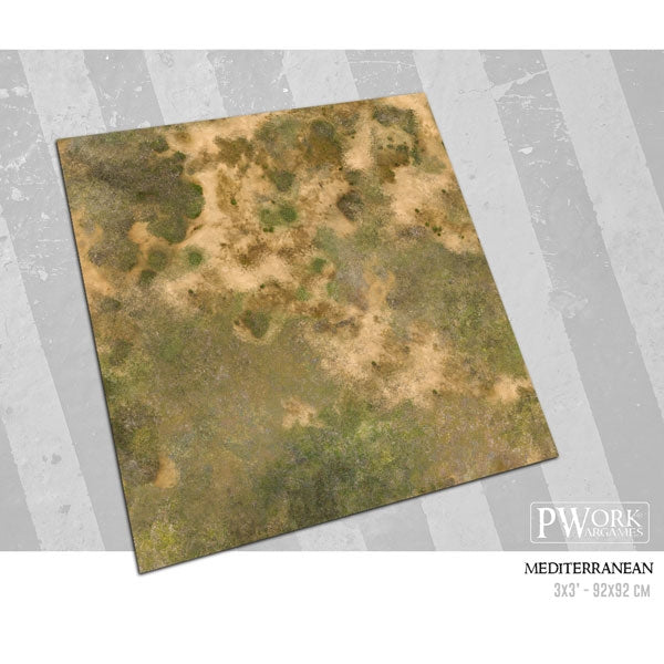 Battle Mat - Neoprene Wargames Mat - Mediterranean (22x30'')