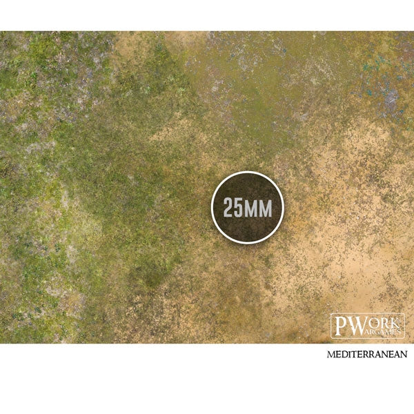 Battle Mat - Neoprene Wargames Mat - Mediterranean (22x30'')