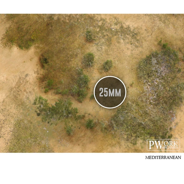 Battle Mat - Neoprene Wargames Mat - Mediterranean (22x30'')