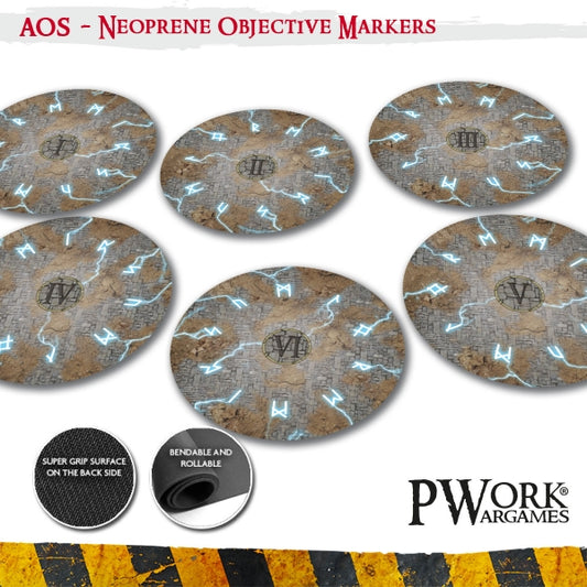 Thunder Strike - Warhammer AOS Neoprene Objective Markers
