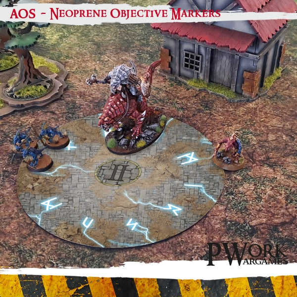 Thunder Strike - Warhammer AOS Neoprene Objective Markers