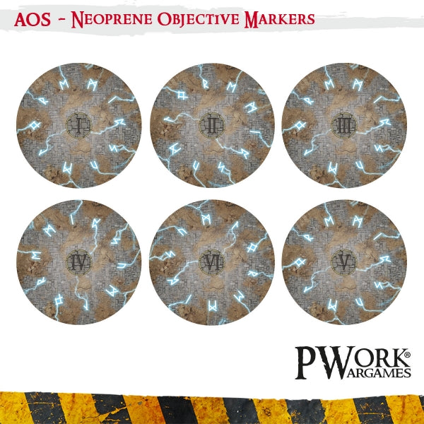 Thunder Strike - Warhammer AOS Neoprene Objective Markers