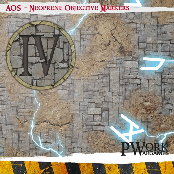 Thunder Strike - Warhammer AOS Neoprene Objective Markers