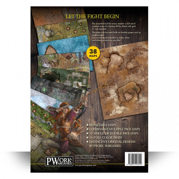 Combat Book 3 - Rewritable Mapbook for RPG