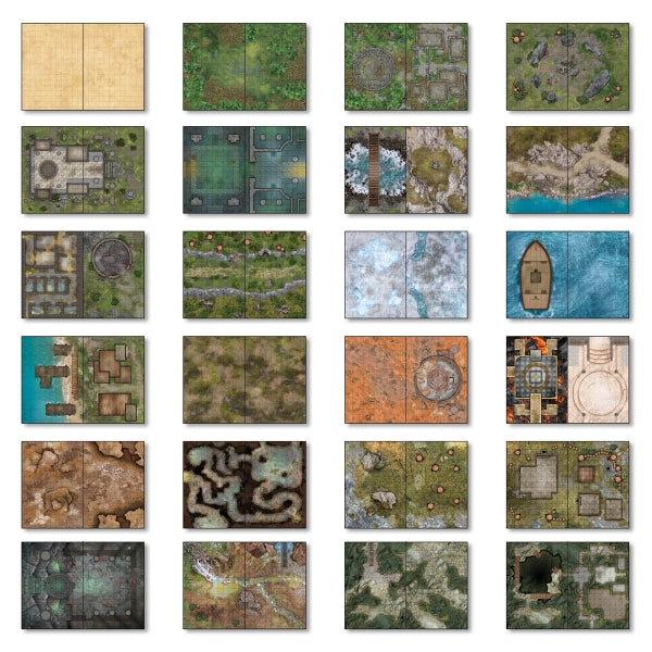 Combat Book 3 - Rewritable Mapbook for RPG