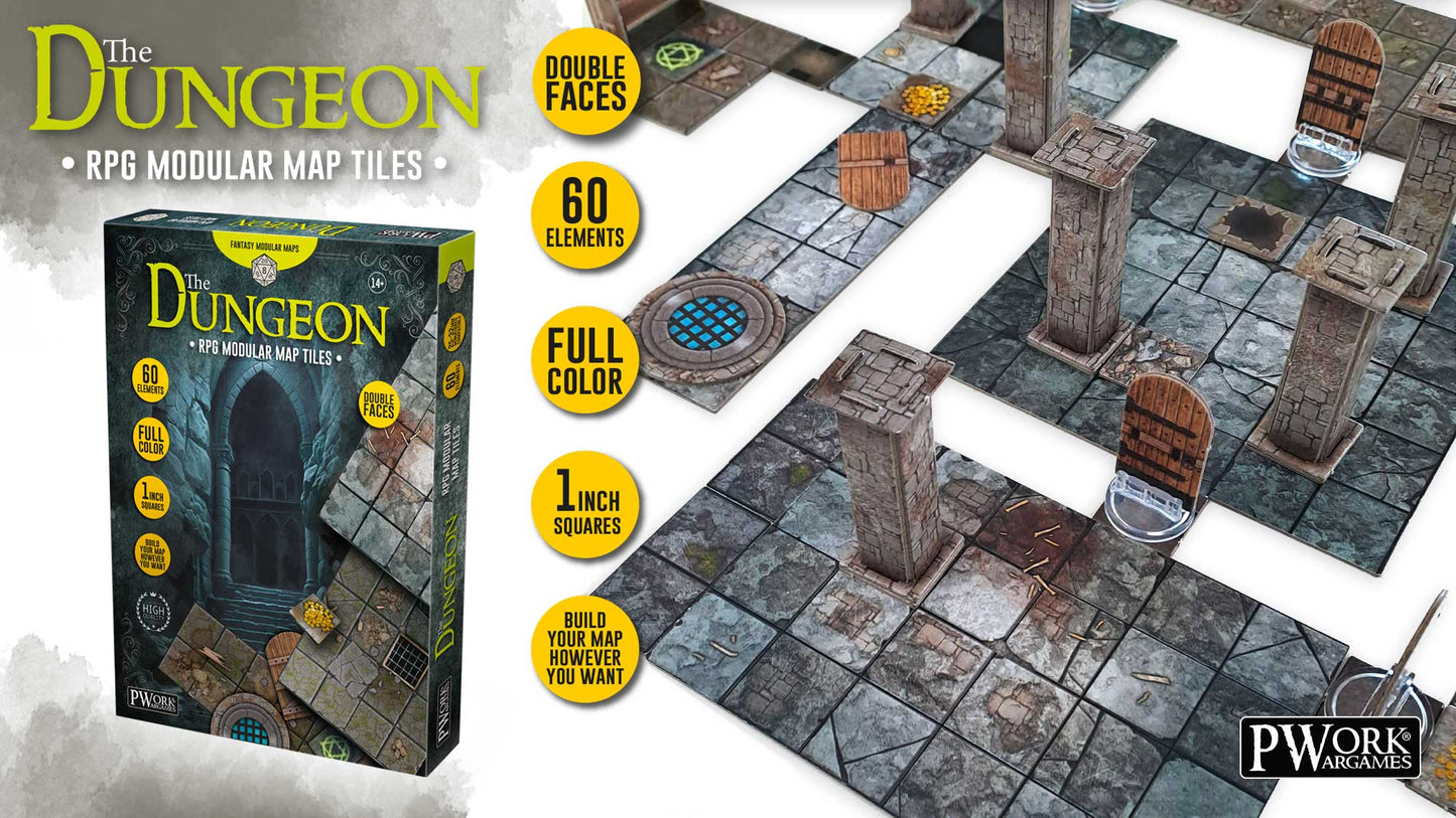 RPG Modular Map Tiles - The Dungeon
