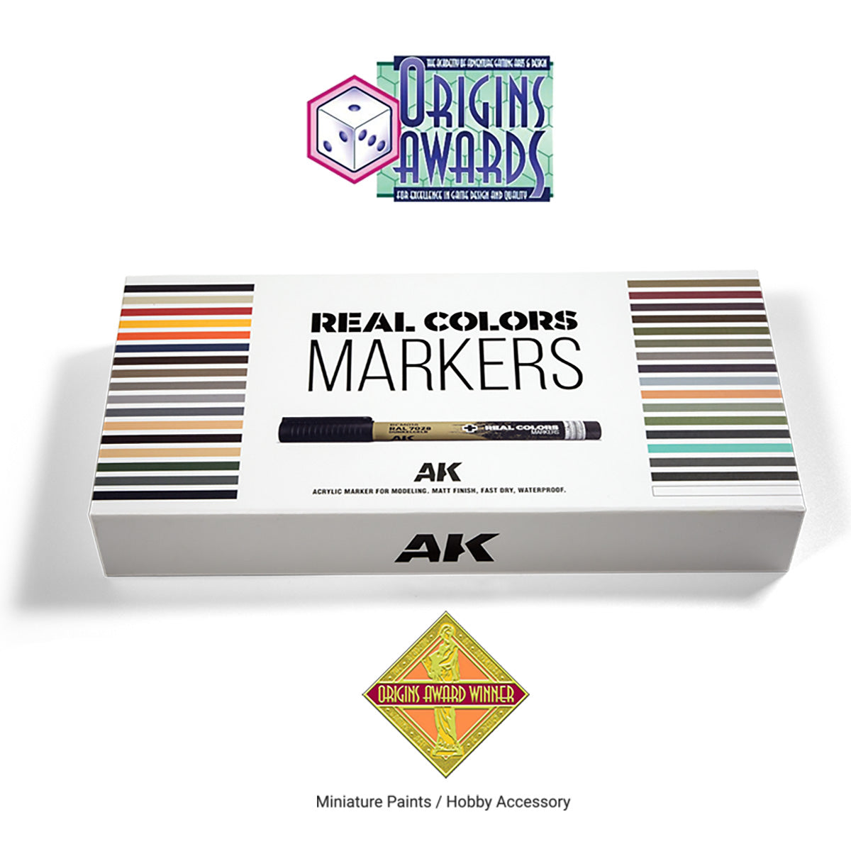 AK Interactive Special Box RC Markers - 34 Markers