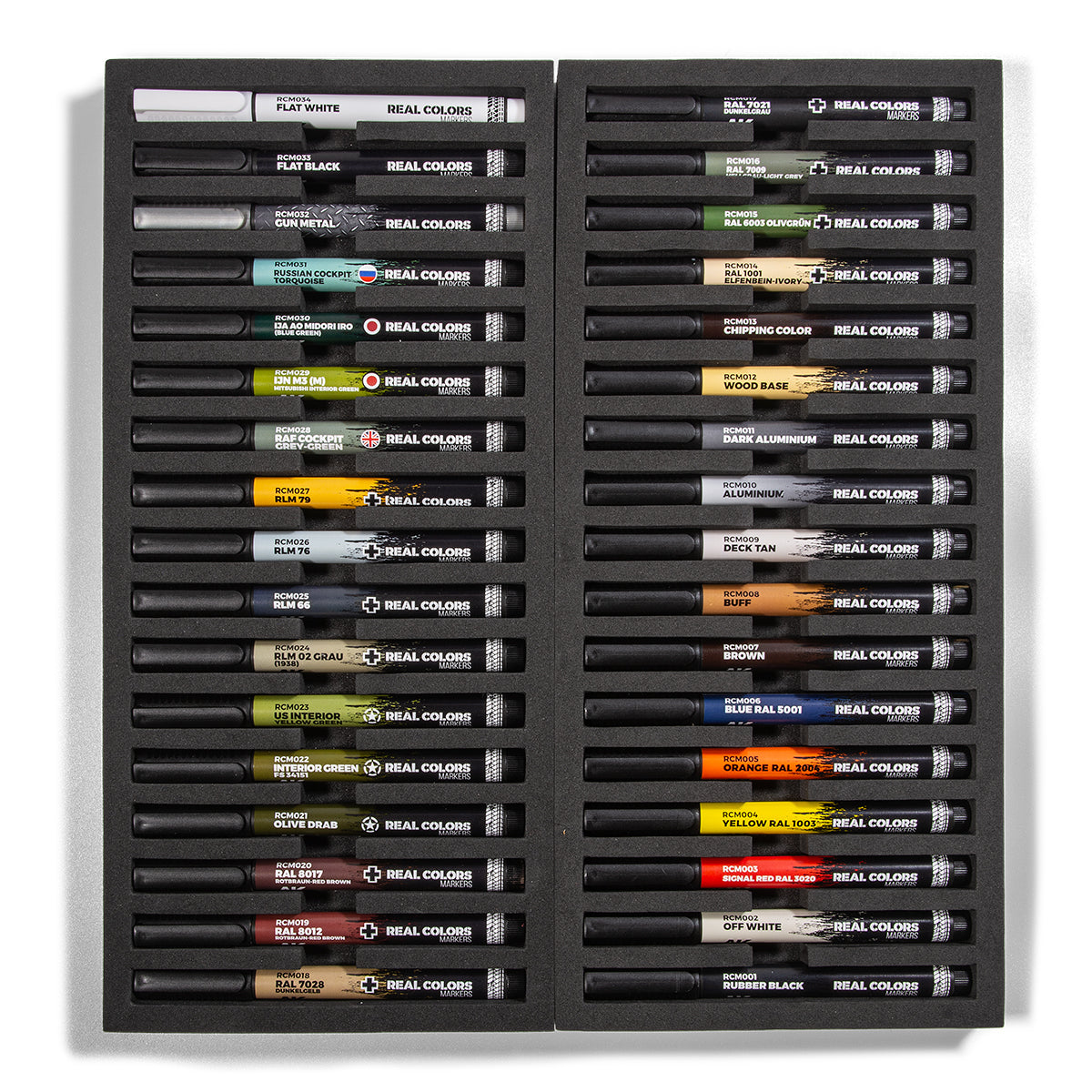 AK Interactive Special Box RC Markers - 34 Markers