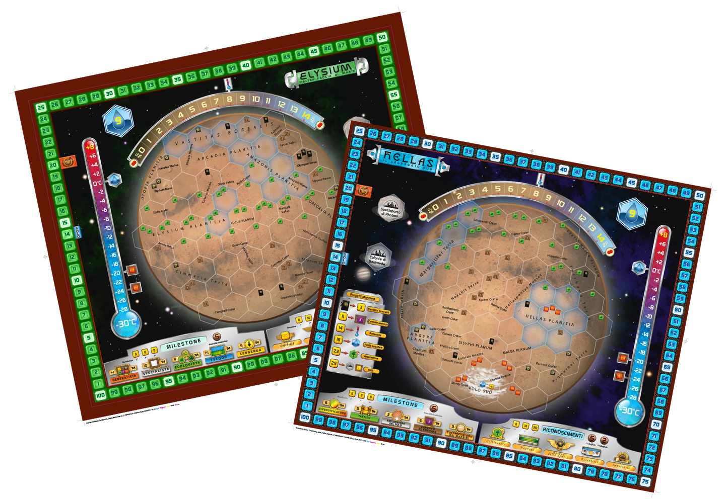 Terraforming Mars - Hellas & Elysium