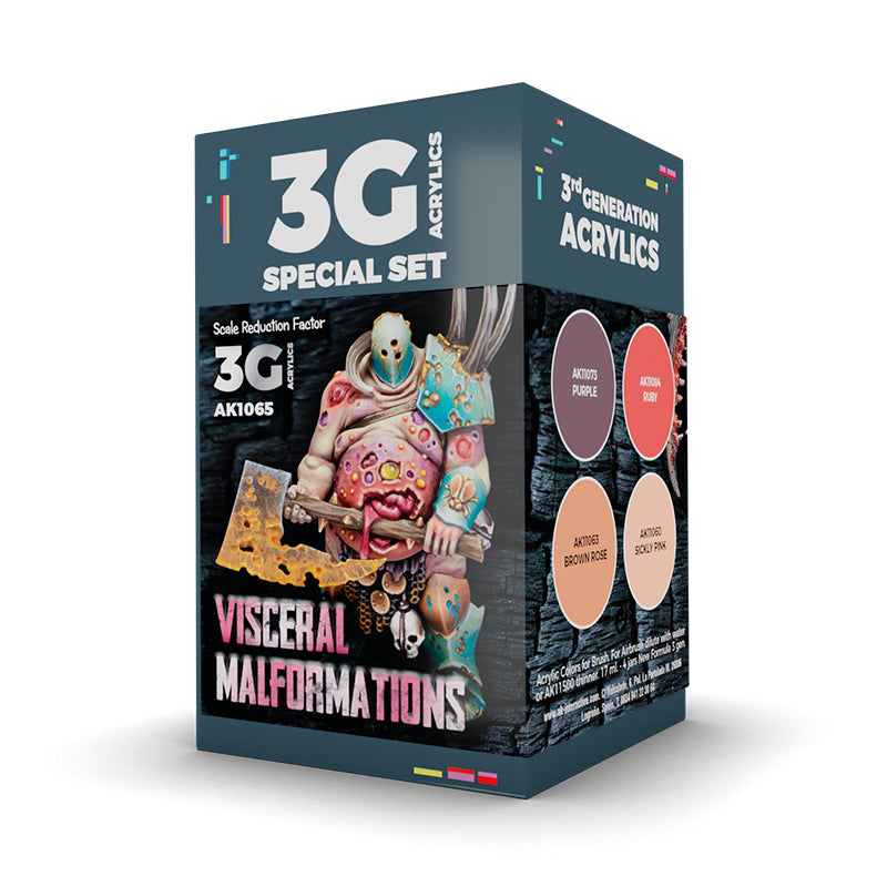 AK Interactive Wargame 3GEN Color Set: Visceral Malformations