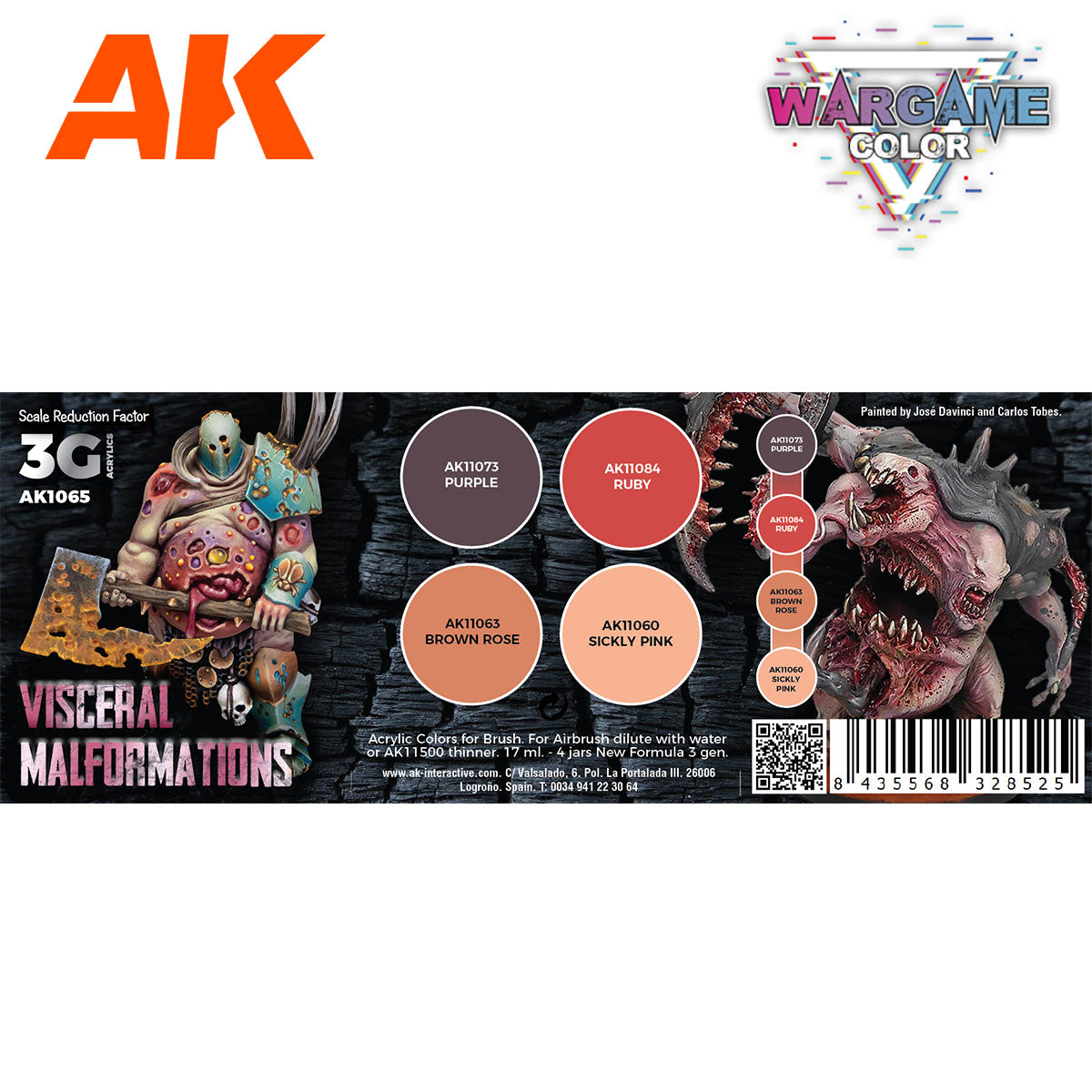 AK Interactive Wargame 3GEN Color Set: Visceral Malformations