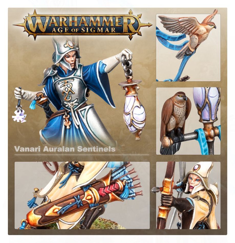 Warhammer Age of Sigmar - Lumineth Realm-Lords Vanari Sentinels