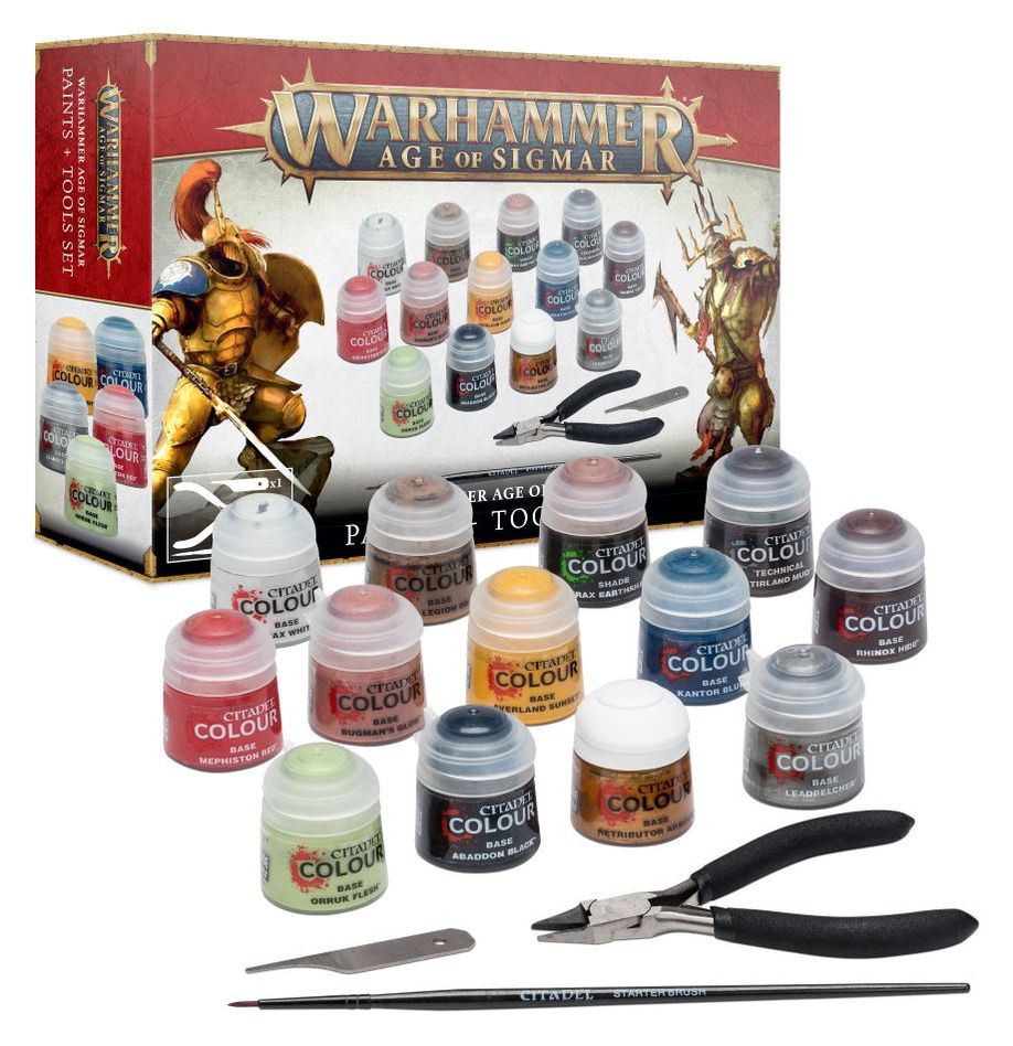 Warhammer Age of Sigmar - Set di Colori e Attrezzi