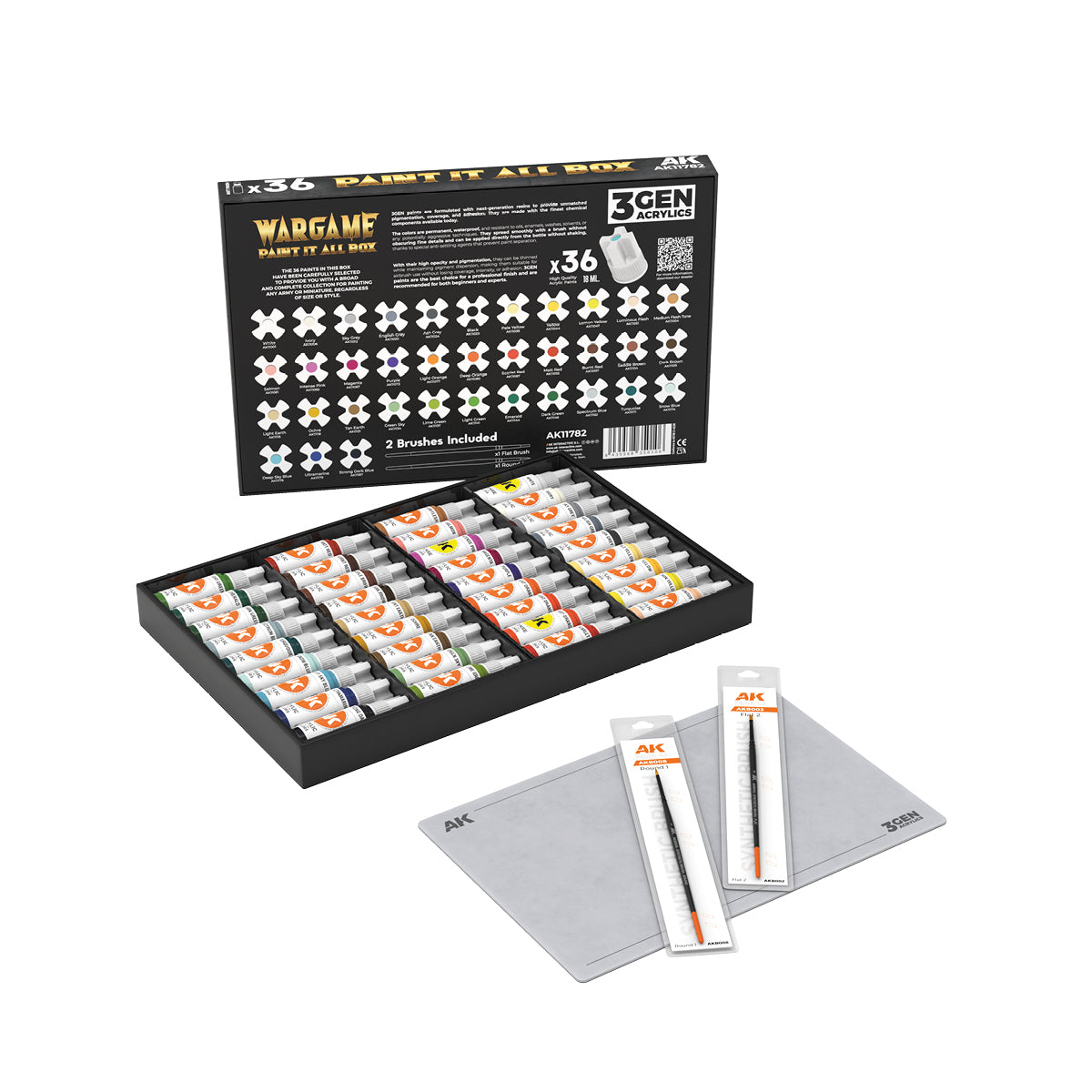 AK Interactive 3GEN Wargame Paint It All Box
