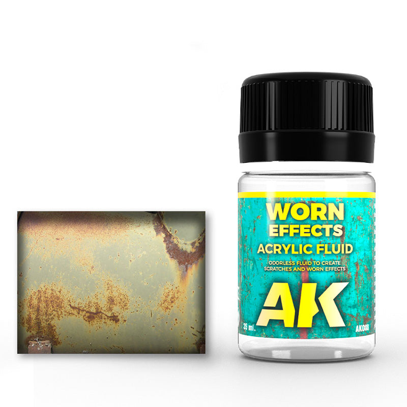 AK Interactive Worn Effects Acrylic Fluid