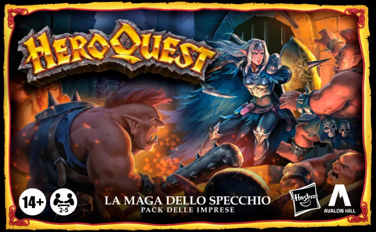 HeroQuest, la Maga dello Specchio. Espansione del gioco di avventure da tavolo HeroQuest