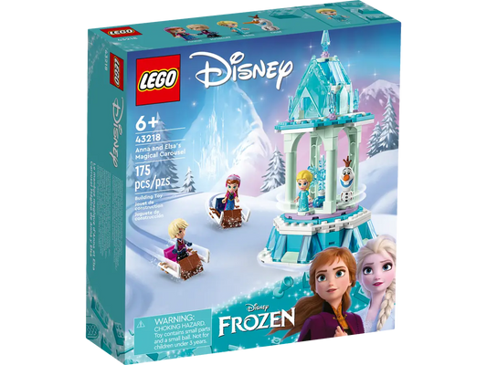 Lego 43218 Disney Princess Frozen La Giostra Magica di Anna ed Elsa