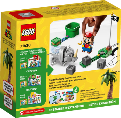Lego 71420 Super Mario Rambi The Rhino Expansion Pack