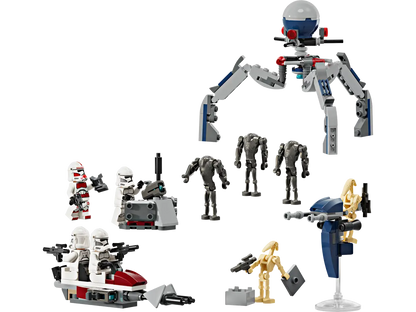 Lego 75372 Star Wars Battle Pack Clone Trooper e Battle Droid
