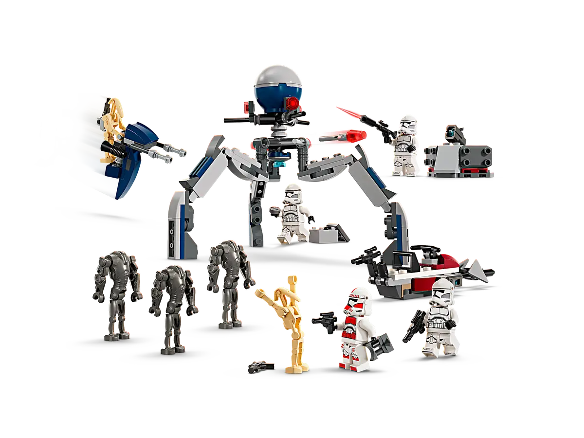 Lego 75372 Star Wars Battle Pack Clone Trooper e Battle Droid