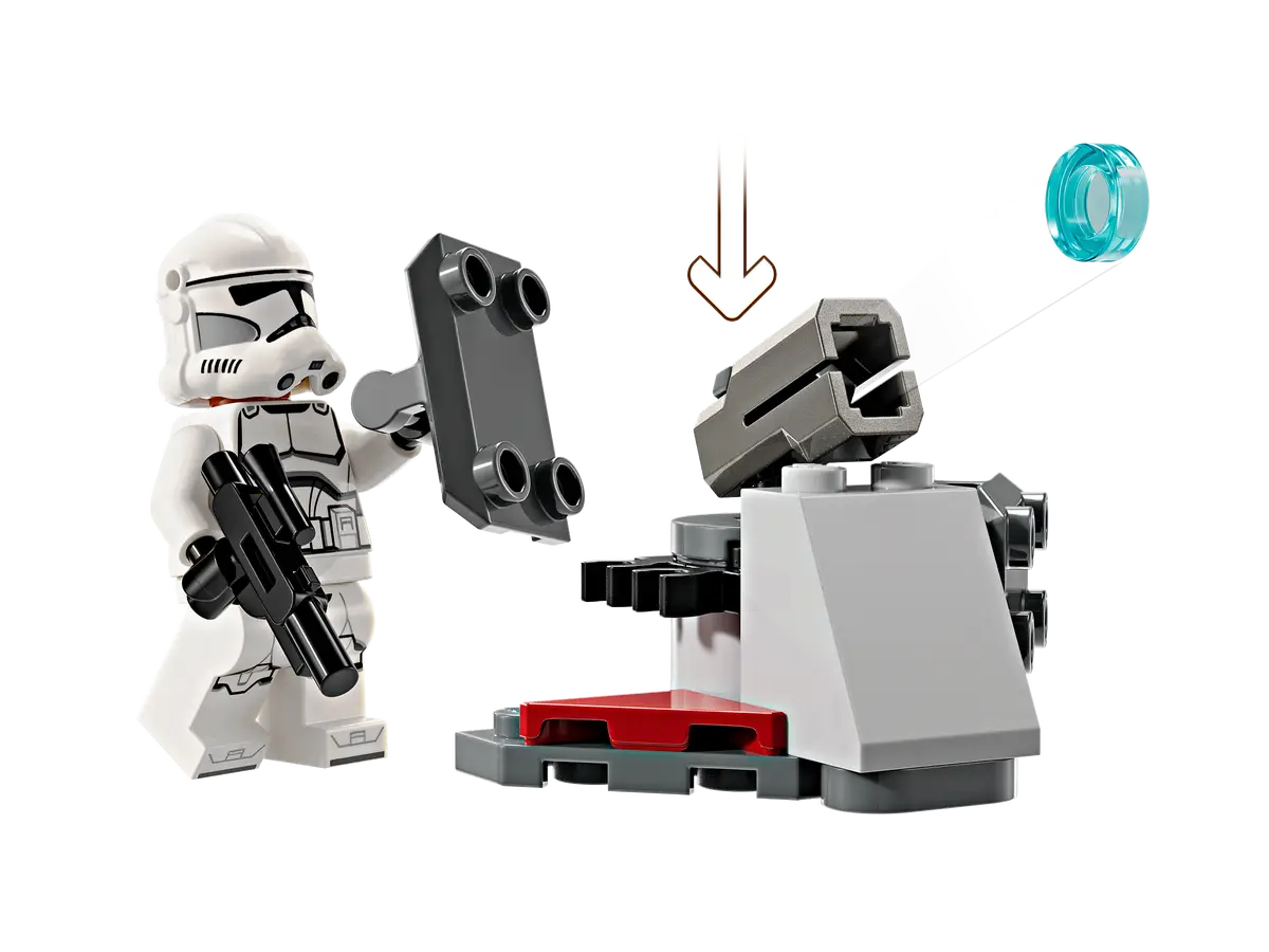 Lego 75372 Star Wars Battle Pack Clone Trooper e Battle Droid