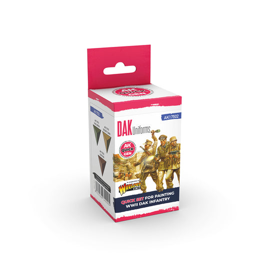 AK Interactive Quick Gen Paints Set - British WWII Uniforms