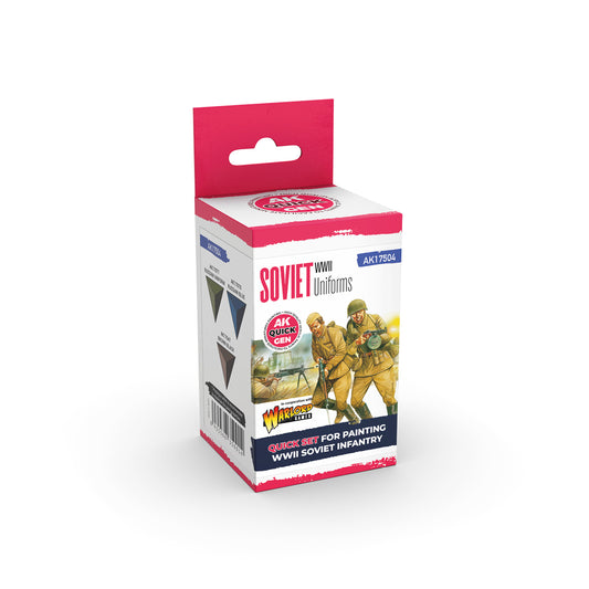 AK Interactive Quick Gen Paints Set - Soviet WWII Uniforms