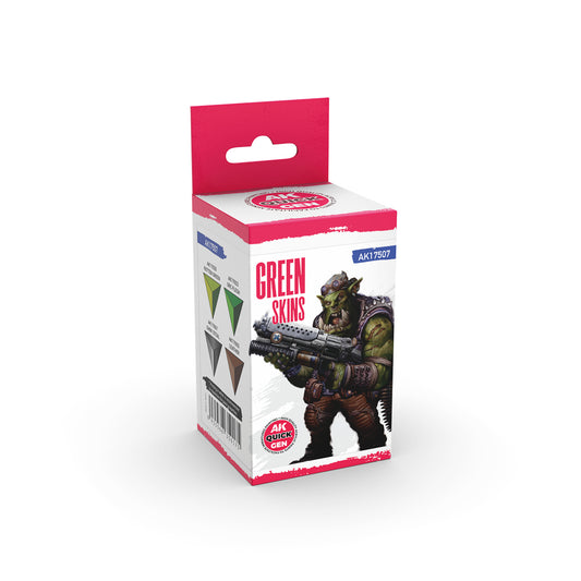 AK Interactive Quick Gen Paints Set - Green Skins