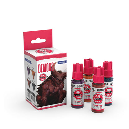 AK Interactive Quick Gen Paints Set - Demons